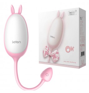 HK LETEN Cute Party Pinky Rabbit Vibration Egg (Chargeable - Pink)